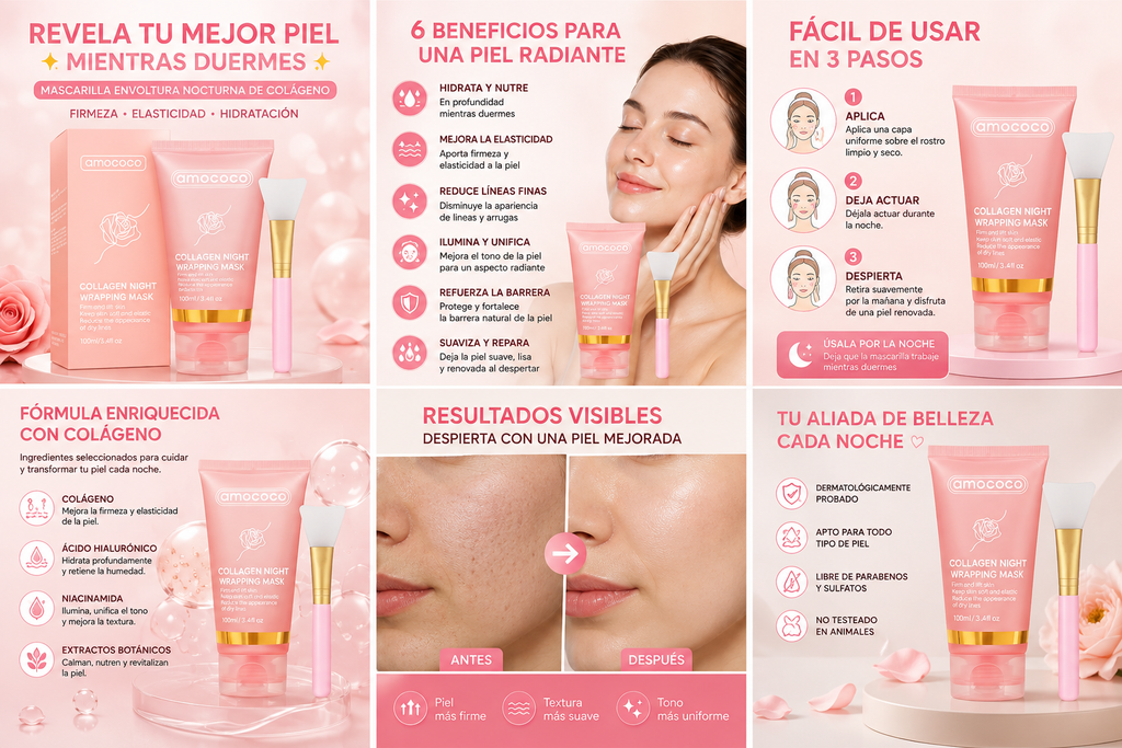 Mascara Mascarilla Para Dormir Amococo